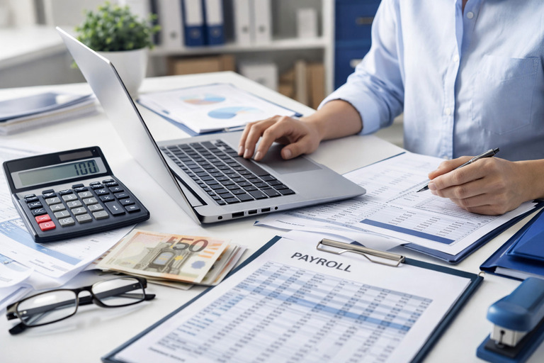 Professional accounting work in Bulgaria, including bookkeeping, VAT compliance, and payroll administration