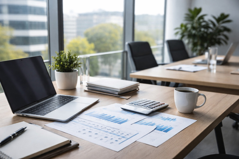Accounting and payroll services in Bulgaria – professional office workspace